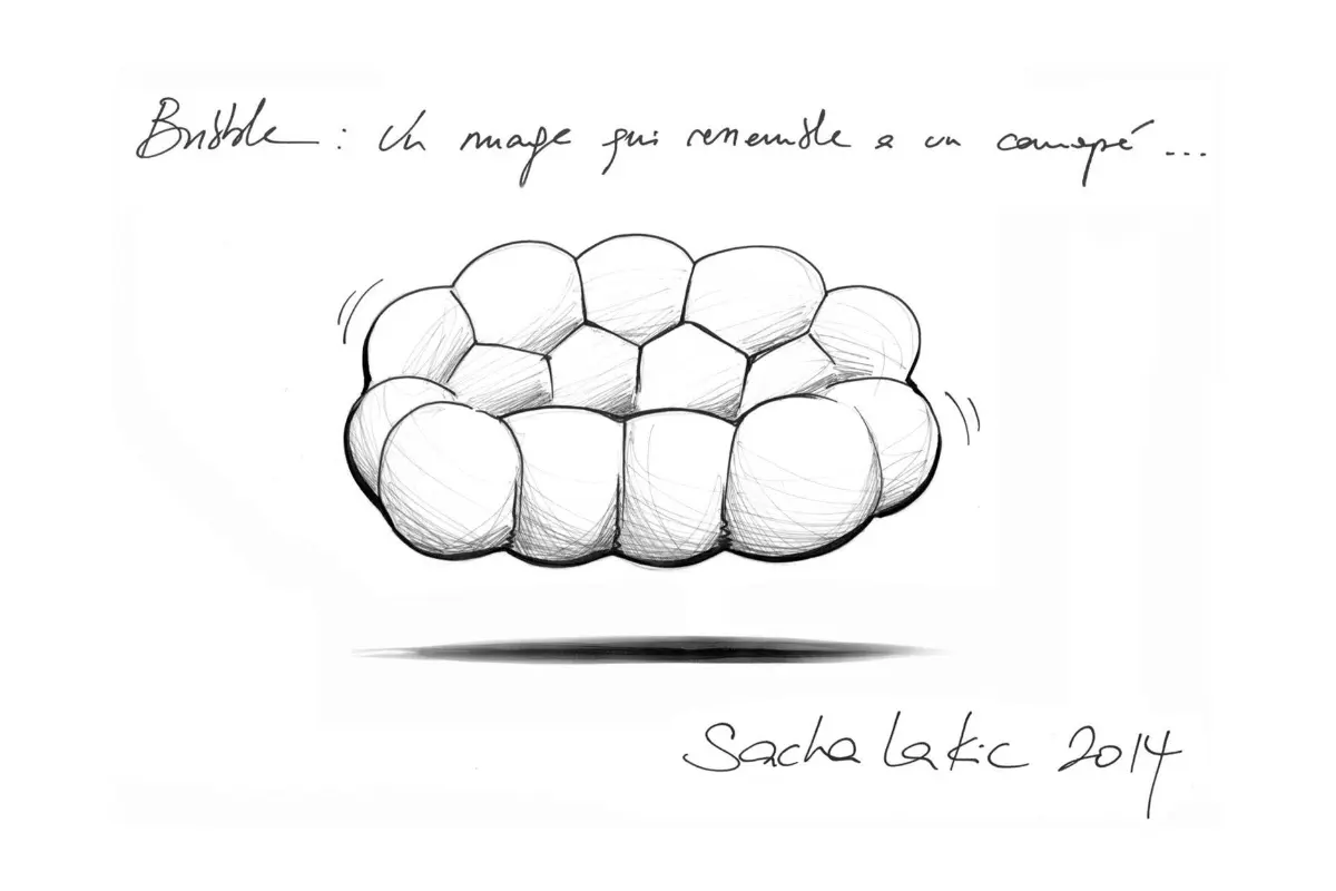 SACHA LAKIC AT BOLOGNA DESIGN WEEK WITH ROCHE BOBOIS