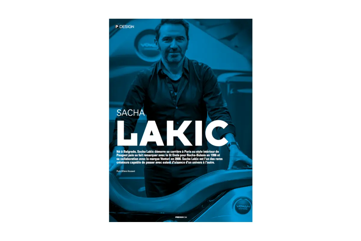 SACHA LAKIC – PREMIUM MAGAZINE – DESIGN SPECIAL